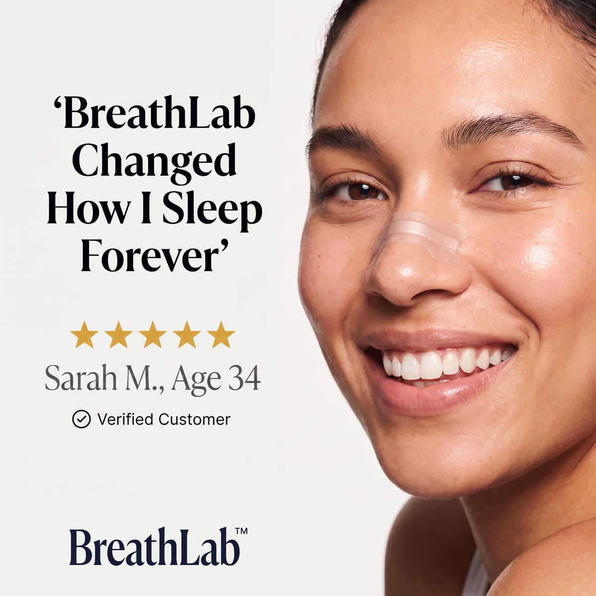`BreathLab™ Magnetic Nasal Strips