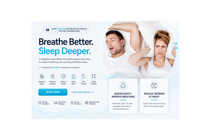 `BreathLab™ Magnetic Nasal Strips